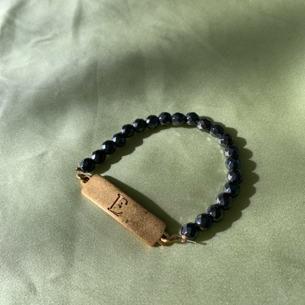 John Wind Stretch ID bracelet “E”